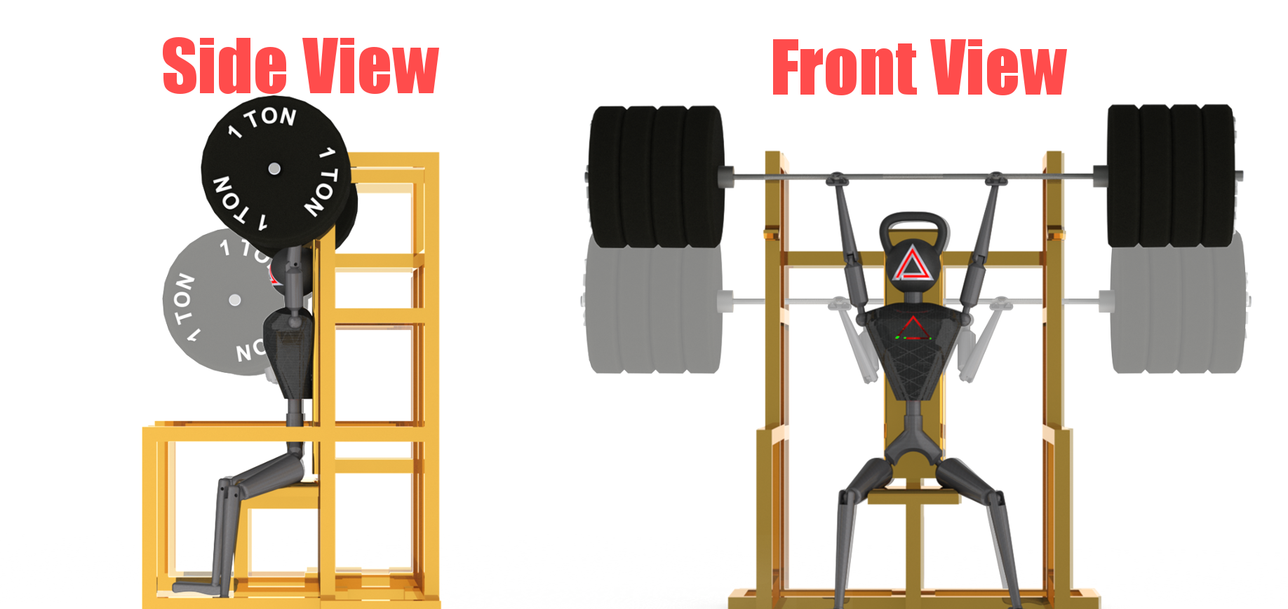 Military Press barbell seated